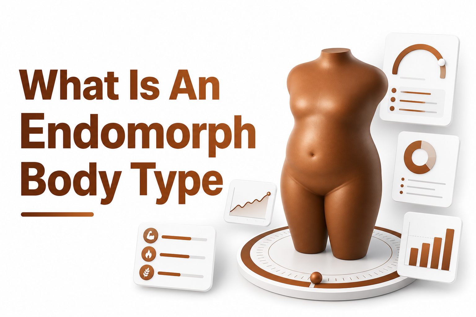 what-is-an-endomorph-body-type Illustration of diverse body shapes highlighting a broader, softer endomorph body type